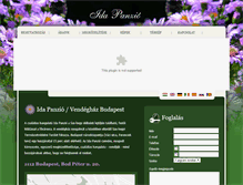 Tablet Screenshot of idapanzio.hu